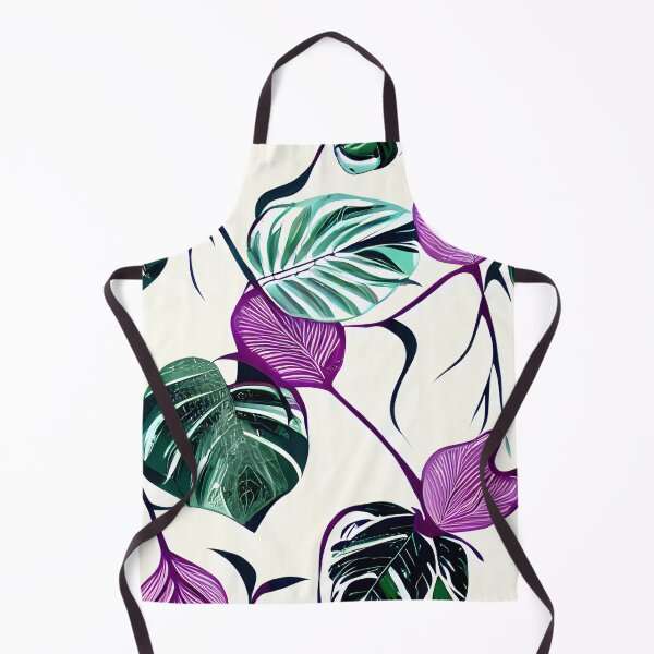 Item preview, Monstera Leaf Violet Green Pattern designed and sold by supeart.