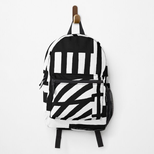 Item preview, Black and White Abstract Art - Stripes - High Contrast Expressionism designed and sold by Inomaly Art.