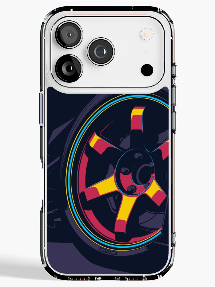 Thumbnail 1 of 5, iPhone Case, Front Wheel designed and sold by ElseWorldDesign.