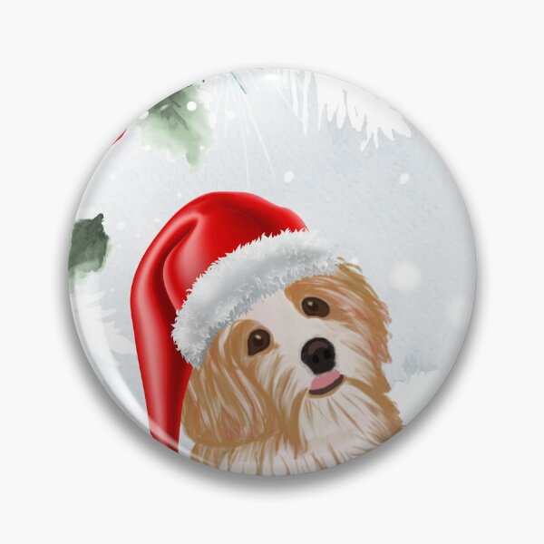 Item preview, etiqueta engomada de la Navidad del perro designed and sold by Asmee sadiq.