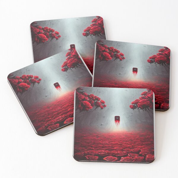 Item preview, Scarlet Lovely Rose Garden designed and sold by WaldenjeannArts.