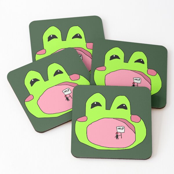 Item preview, Yawning Green Frog designed and sold by Usagicollection.