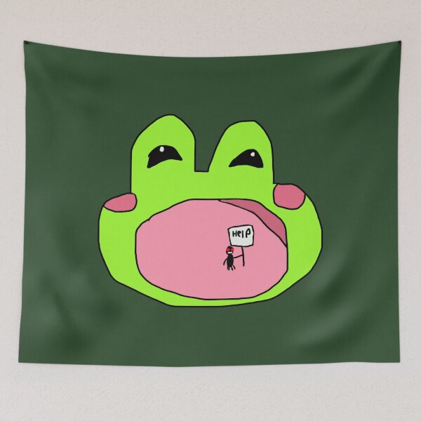 Item preview, Yawning Green Frog designed and sold by Usagicollection.