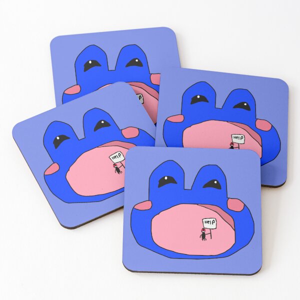 Item preview, Yawning Blue Frog designed and sold by Usagicollection.