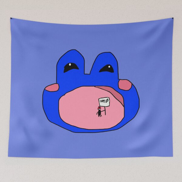 Item preview, Yawning Blue Frog designed and sold by Usagicollection.