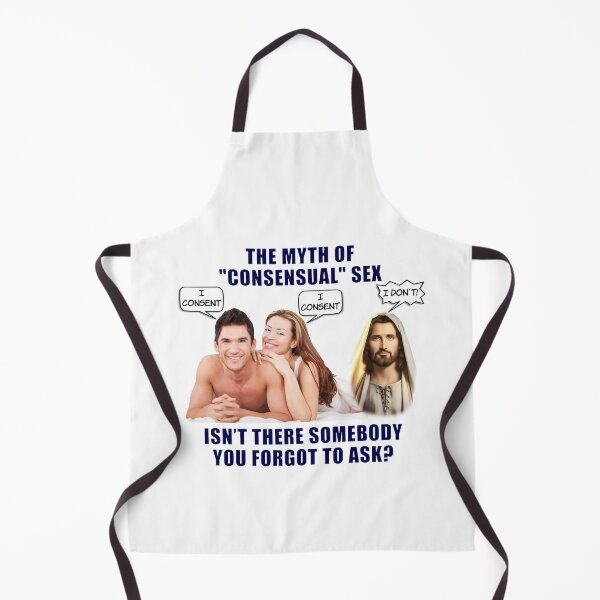 Item preview, Myth Of Consensual Sex Watcha Doin Jesus Saw That Voyeur Funny Meme designed and sold by fomodesigns.
