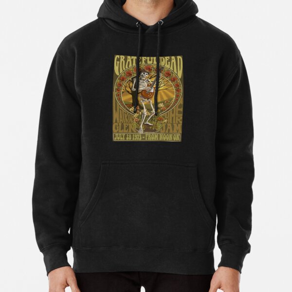 Guitar in garden Pullover Hoodie