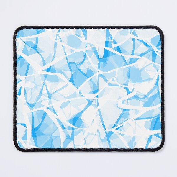 Item preview, White blue abstract designed and sold by fuzzyfox.