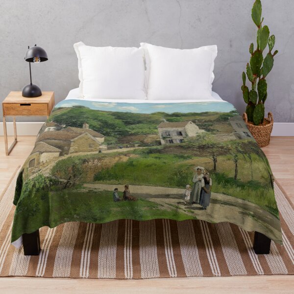 Item preview, The Hermitage at Pontoise Camille Pissarro designed and sold by OldTimeArt.