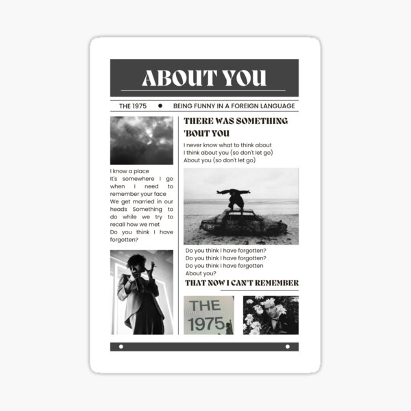 Item preview, about you newsletter White designed and sold by islandchicart.