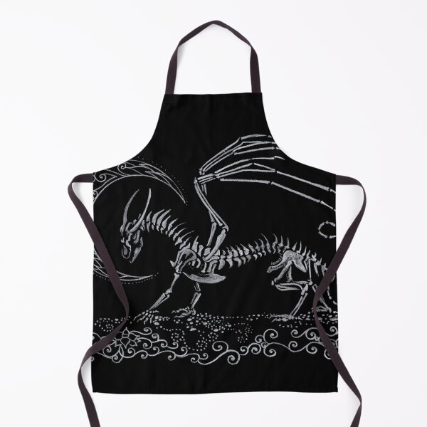 Item preview, Silver Skeletal Dragon designed and sold by FlutterKatArts.