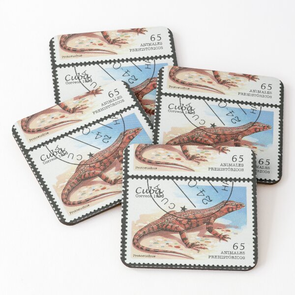 Item preview, Cuba Dinosaurio Sellos Protosuchus designed and sold by 2AGoodHome.