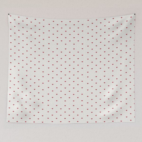 Item preview, Coquette hearts pattern  designed and sold by Pixiedrop.