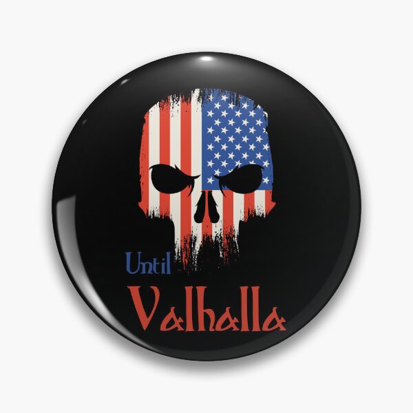 Item preview,  Until Valhalla - USA Skull designed and sold by Georgy09.