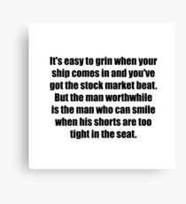 Caddyshack - It's Easy to Win Canvas Print