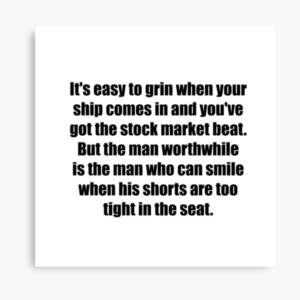 Caddyshack - It's Easy to Grin Canvas Print