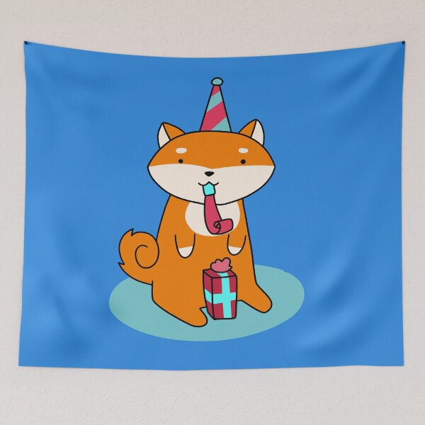 Item preview, Birthday Shiba designed and sold by SaradaBoru.