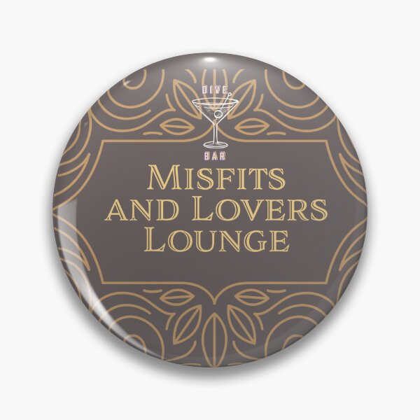 Item preview, Art Deco Style Misfits Lounge Logo (No Background)  designed and sold by RebelSwtheart13.