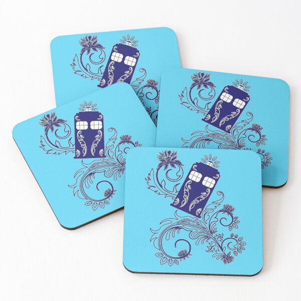 Item preview, Henna Police Box designed and sold by Geekiana.