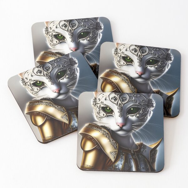 Item preview, knight cat designed and sold by Cyber Pulse.