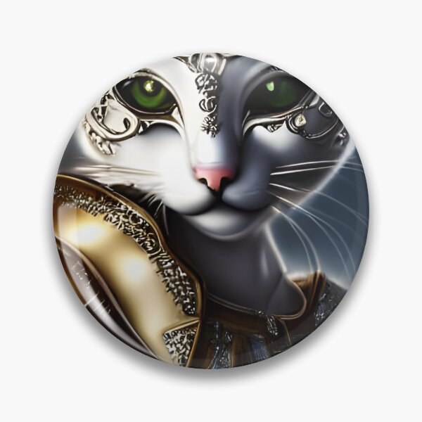 Item preview, knight cat designed and sold by Cyber Pulse.