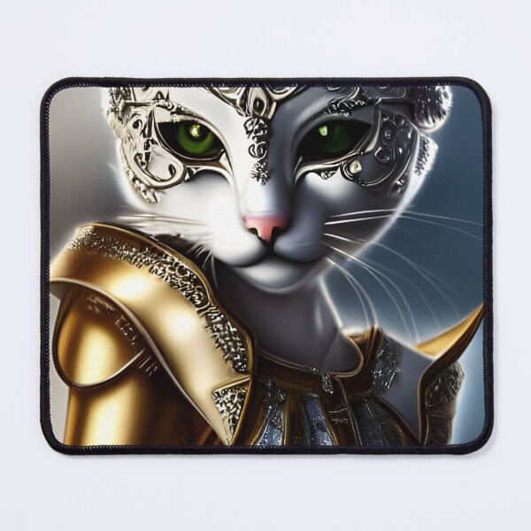 Item preview, knight cat designed and sold by Cyber Pulse.