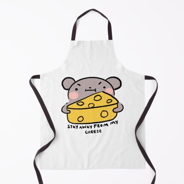 Item preview, Stay away from my cheese | Tawny tan mouse with cheese designed and sold by iristocat.
