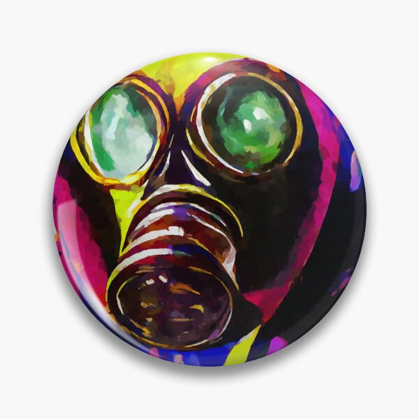 Item preview, Gas mask abstract art designed and sold by shrolts.