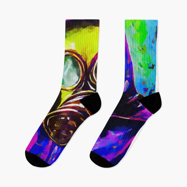 Item preview, Gas mask abstract art designed and sold by shrolts.