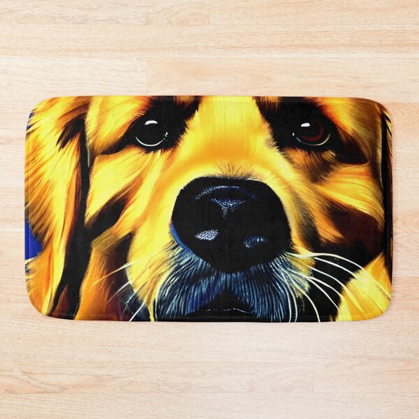 Artikelvorschau, Golden Retriever Gelb Glanz Kunst entworfen und verkauft von supeart.