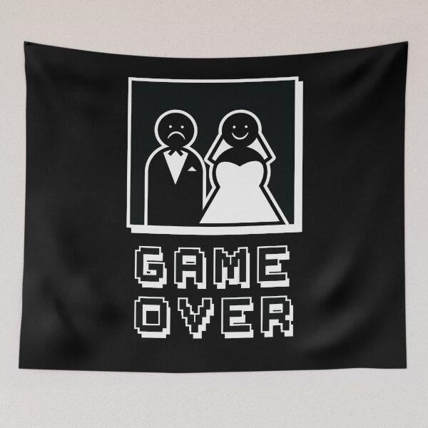 Item preview, Game Over Funny Wedding designed and sold by artado.