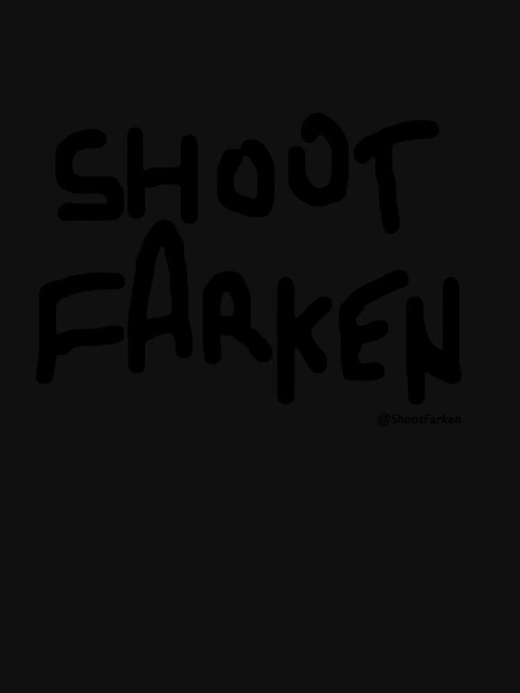 Thumbnail 3 of 3, Racerback Tank Top, Shoot Farken Black Logo designed and sold by ShootFarken.