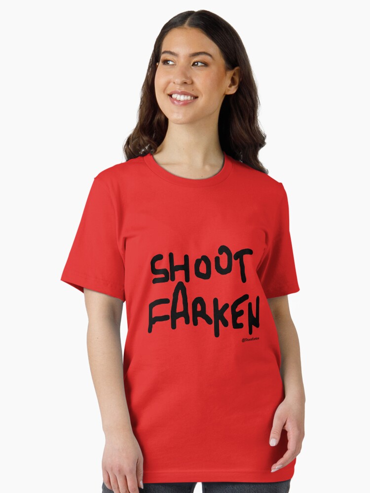 Thumbnail 2 of 7, Essential T-Shirt, Shoot Farken Black Logo designed and sold by ShootFarken.
