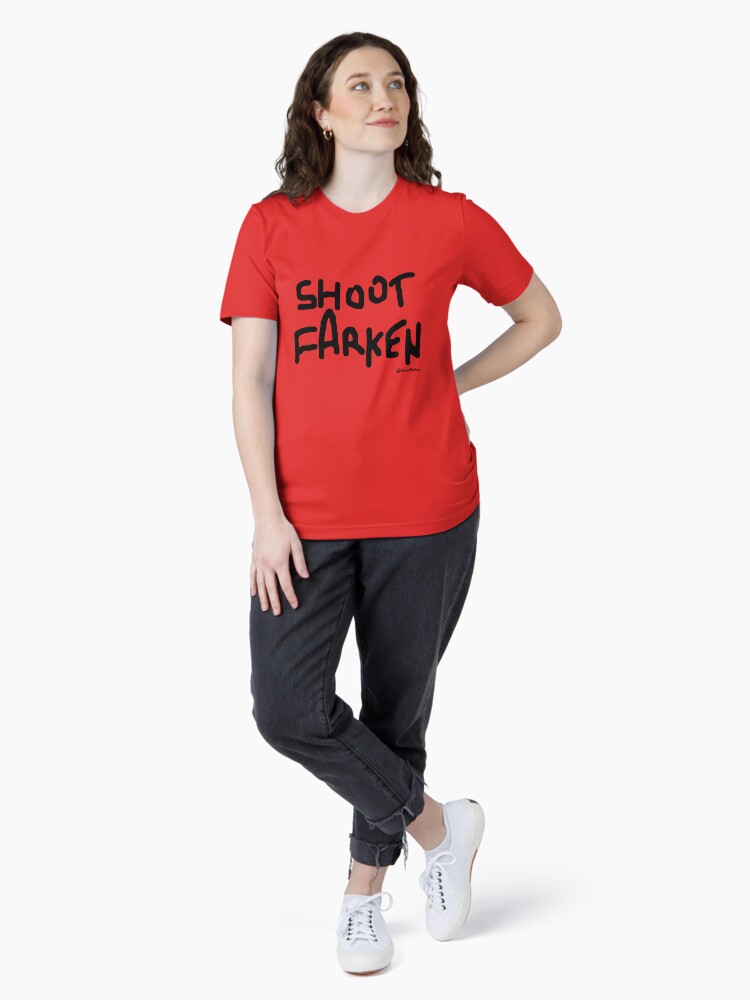 Thumbnail 4 of 7, Essential T-Shirt, Shoot Farken Black Logo designed and sold by ShootFarken.