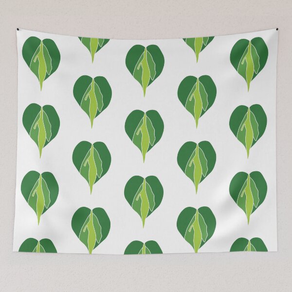 Item preview, Pretty Green Philodendron Brasil Leaf designed and sold by elmma design.