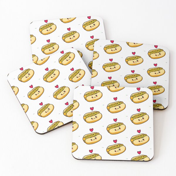 Item preview, Kawaii Cartoon Hot Dog designed and sold by StickerBird.