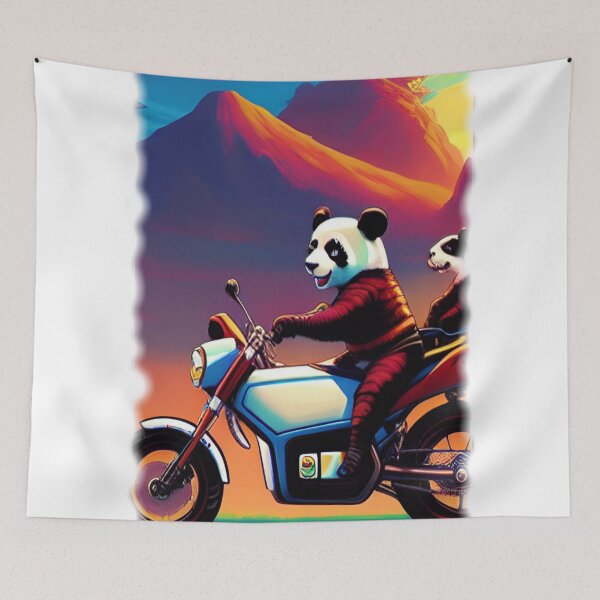 Item preview, Panda Ridding Motorcycle designed and sold by entrys.