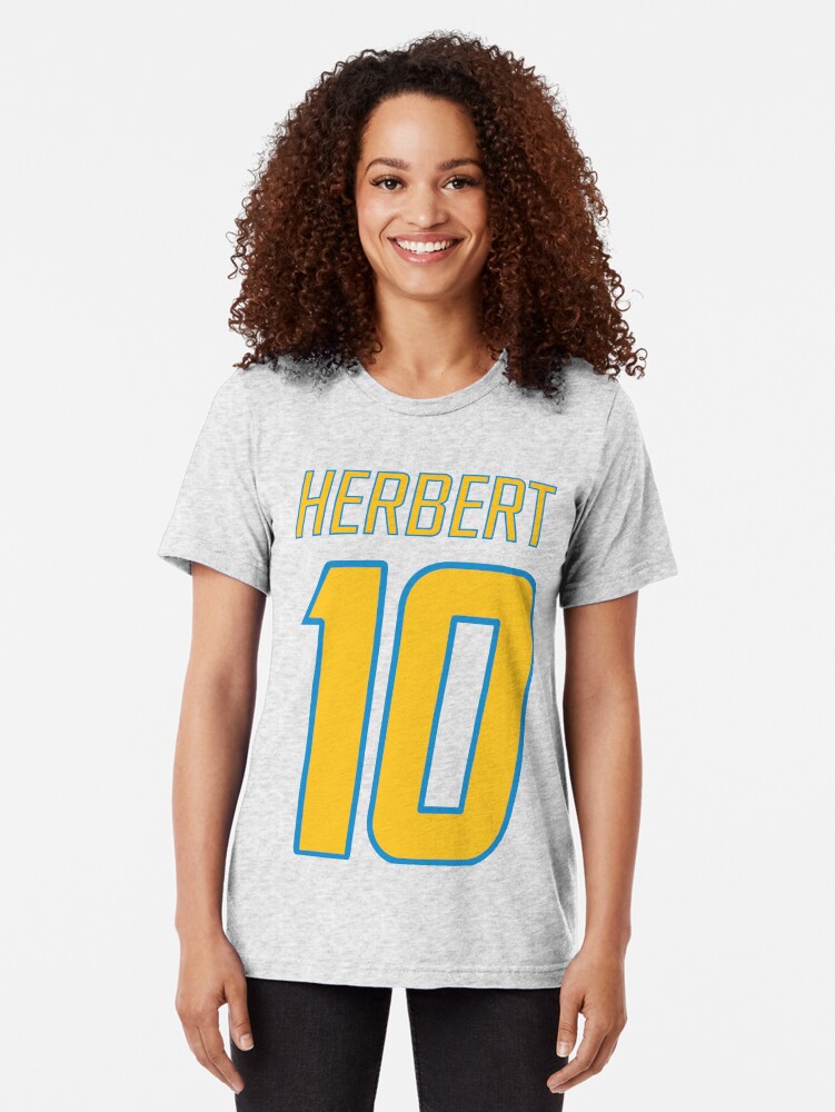 Justin Herbert 10 Yellow Active T-Shirt for Sale by plus64prints