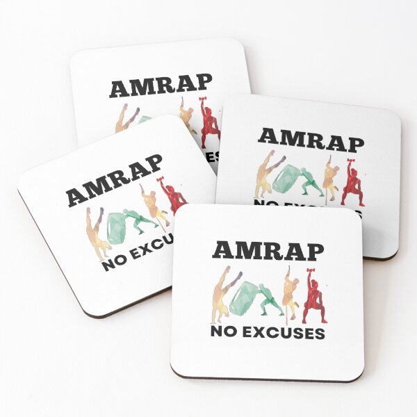 Item preview, No Excuses AMRAP The Fittest Bootcamp For Her designed and sold by Desiznn.