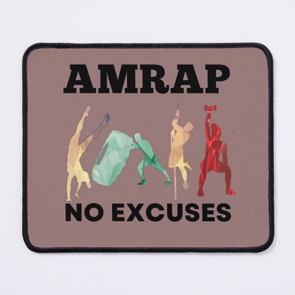Item preview, No Excuses AMRAP The Fittest Bootcamp For Her designed and sold by Desiznn.