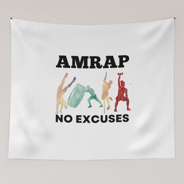 Item preview, No Excuses AMRAP The Fittest Bootcamp For Her designed and sold by Desiznn.