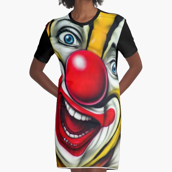 SEND IN THE CLOWNS-4 Graphic T-Shirt Dress