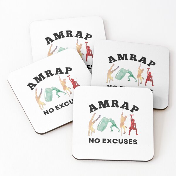 Item preview, No Excuses AMRAP The Fittest Bootcamp For Him designed and sold by Desiznn.