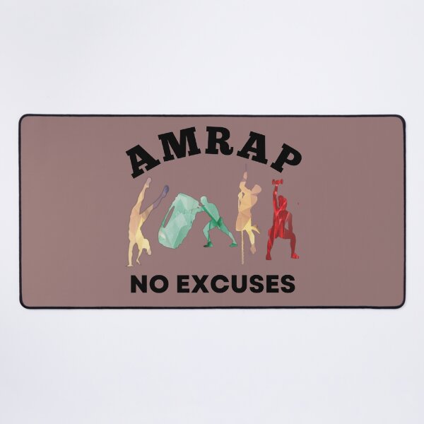 Item preview, No Excuses AMRAP The Fittest Bootcamp For Him designed and sold by Desiznn.