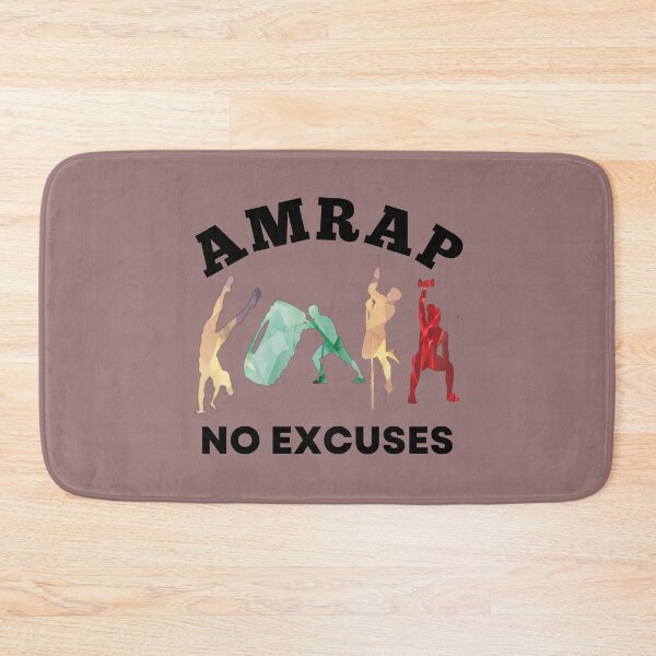 Item preview, No Excuses AMRAP The Fittest Bootcamp For Him designed and sold by Desiznn.