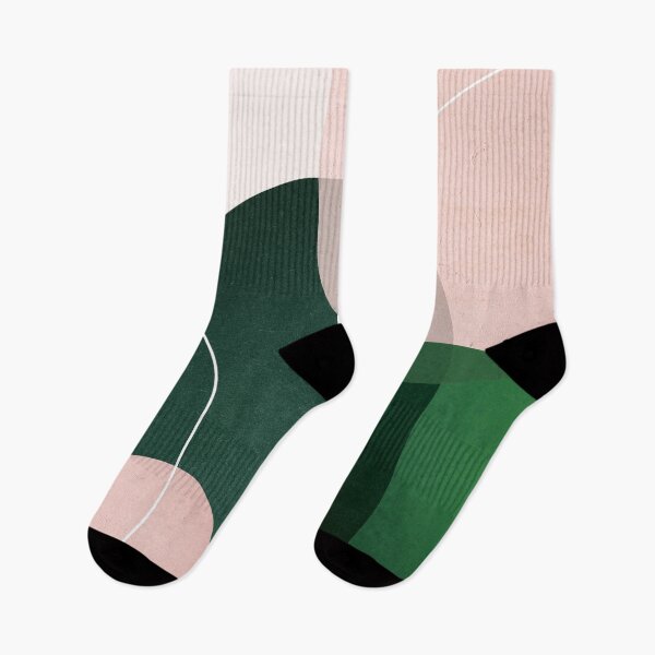 Item preview, Mid Century Arches in Pink and Green 2 designed and sold by UrbanEpiphany.
