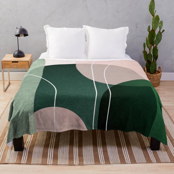 Item preview, Mid Century Arches in Pink and Green 2 designed and sold by UrbanEpiphany.