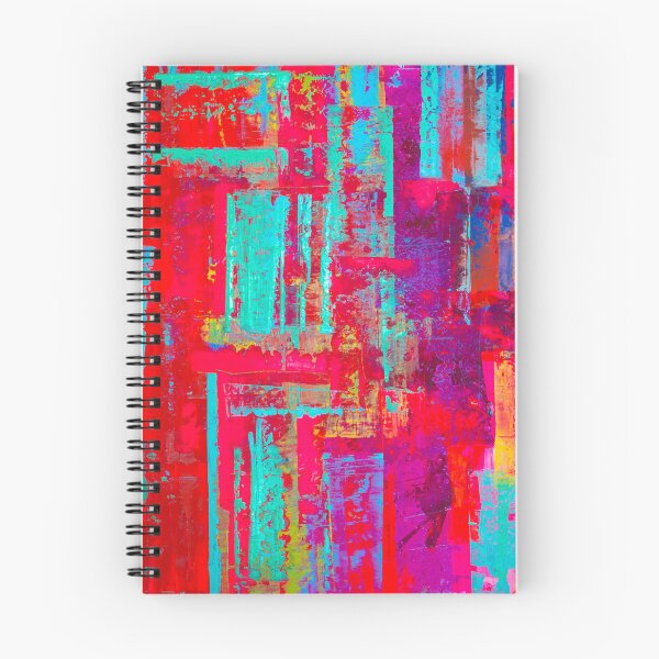 Item preview, Contemporary Art, Unique Art, Colorful, Red, Aqua, Vibrant designed and sold by DoraWoodrumArt.