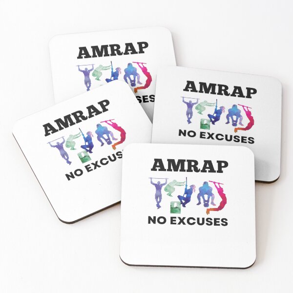 Item preview, No Excuses AMRAP The Fittest Games Bootcamp For Her designed and sold by Desiznn.