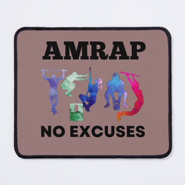 Item preview, No Excuses AMRAP The Fittest Games Bootcamp For Her designed and sold by Desiznn.